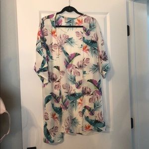Tropical Kimono Coverup Gorgeous